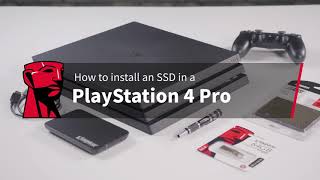 UPGRADE your PS4 hard drive to a SSD  Installation Guide and Test [upl. by Annoyt]