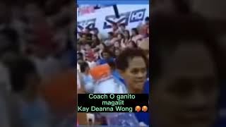 DEANNA WONG HWAG MO KASING GALITIN SI COACH O AYAN TINANONG KUNG ANO LAMAN NANG UTAK MO JEMA BA 😜 [upl. by Airod]