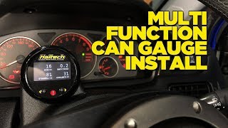 Multifunction OLED Gauge Install on the Evo [upl. by Innes610]