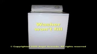 Maytag Washing Machine Not Filling With Water  See What Parts You Need To Check [upl. by Adnuhsor695]