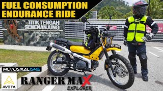 AVETA RANGER MAX EXPLORER FULL TANK ENDURANCE RIDE  TOP SPEED  ECONOMY  MAXIMUM MILEAGE [upl. by Ansilme]