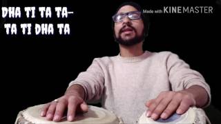 Tabla Lesson 4 For Beginners 10 Different Ways To Play KherwaSlowMedium mampFast [upl. by Drake]