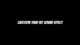 Cartoon thud hit sound effect free to use this sound [upl. by Ymia]