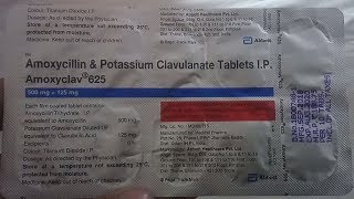 Amoxycillin and potassium clavulanate tablets ip 625 in hindiamoxyclav 625 tablet uses in hindi [upl. by Akamaozu]