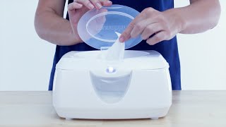 Munchkin Warm Glow Wipe Warmer How to Use [upl. by Gilpin]