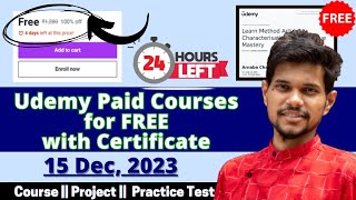 How to get Udemy Courses for FREE in 2023  Udemy Coupon Code 2023  Latest Udemy Coupons [upl. by Asilec884]