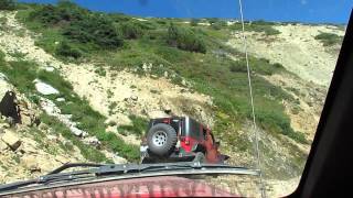 Heading up Molybdenite peak road peak road in the Jeep XJ [upl. by Atiragram556]