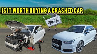 IS IT WORTH BUYING A CRASHED DAMAGED CAR IN 2024 [upl. by Weissberg]