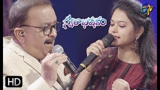 Keeravani Song  SP BaluRamya Behara Performance  Swarabhishekam  9th June 2019  ETV Telugu [upl. by Malinin]