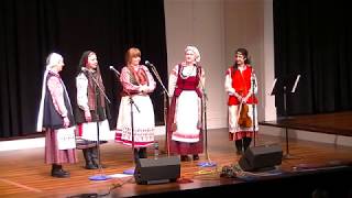 Folk Group VOLYA at NW Folklife 2018 Belarusian Folk Songs [upl. by Esilrac]