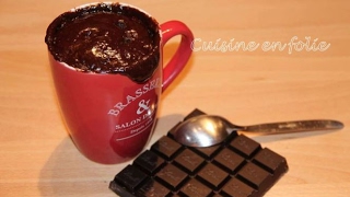 Mug cake au chocolat coulant [upl. by Andaira]