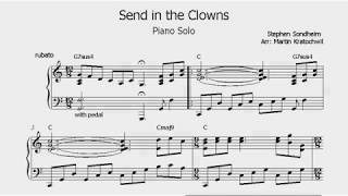 Send In The Clowns Stephen Sondheim Piano Solo [upl. by Acsirp972]