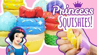 Homemade Squishy Update 12  Disney Princess Cupcake Series [upl. by Baiss]