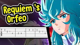 Saint Seiya  Death Trip Serenade Requiem de ORFEO 【Tab】➤ GUITAR TUTORIAL [upl. by Conners]