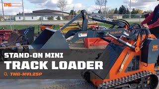 TMG Industrial StandOn Mini Track Loader  MVL25P [upl. by Aklim]