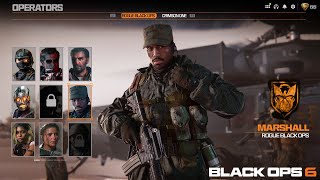 ALL 20 Black Ops 6 Multiplayer Operators FIRST LOOK Black Ops 6 Operators amp Factions Showcase [upl. by Hittel]