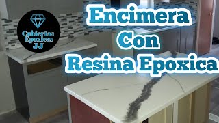 Encimera Para Cocina con Resina Epoxica Como Hacer una Encimera Epoxicakitchenresinaepoxi [upl. by Ahsenhoj]