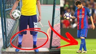 COMO COLOCAR MEIAO DA CHUTEIRA ADIDAS IGUAL O MESSI [upl. by Ardnala]