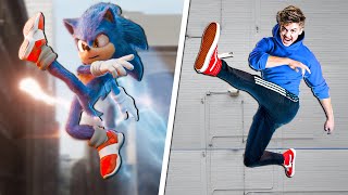 Stunts From Sonic The Hedgehog In Real Life  Challenge [upl. by Vandervelde]