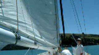 Hoist the Mainsail  Manutara Sail at Akaroa wwwaclasssailingconz [upl. by Wall538]