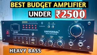 Best Budget Amplifier under ₹ 2500  Best Amplifier under 2500  Universal amplifier kaha milega [upl. by Warren306]