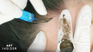 Hairline Microblading Gives The Appearance of Fuller Hair [upl. by Melac901]