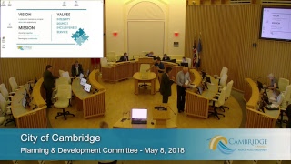 City of Cambridge Planning amp Development Meeting  May 8 2018 [upl. by Nohtiek]