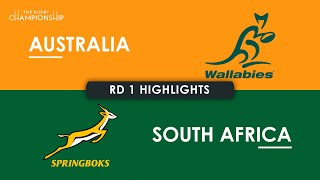 HIGHLIGHTS  AUSTRALIA v SOUTH AFRICA  The Rugby Championship 2024 [upl. by Andros843]