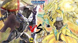 【デジカ】マグナモンX Magnamon X VS オメガモン Omnimon [upl. by Airamak]