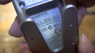 Sony® Model № MSACUS20 Memory Stick USB ReaderWriter ソニーメモリースティックリーダー・ライター [upl. by Eryn]