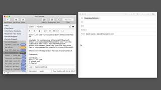 Automators 2 Automating Email with TextExpander [upl. by Nauquf584]