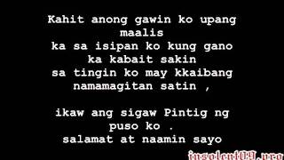 Nabihag mo Part 2  Curse One Lyrics [upl. by Kcirdehs]