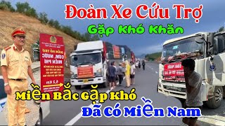 Đoàn Xe Cứu Trợ Bão Lũ Miền Bắc Gặp Khó Khăn Khi Qua Trạm Thu Phí [upl. by Laup]