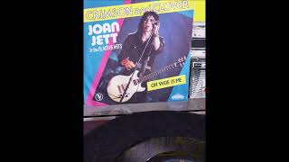 Joan Jett and The Blackhearts – Crimson And Clover 45 rpm vinyl single [upl. by Cullan]