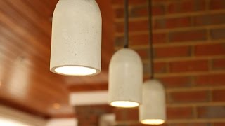 DIY Concrete Pendant Lights [upl. by Madonna]