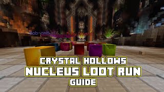 Crystal Hollows NUCLEUS LOOT RUN Guide  Hypixel SkyBlock [upl. by Kylen]