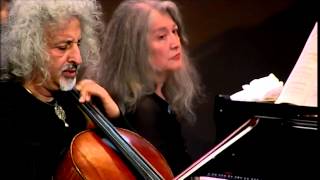 Grieg Cello Sonata in Aminor  MMaisky M Argerich 1st Movement  HD 720p [upl. by Lua]