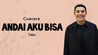 Chrisye  Andai Aku Bisa  cover by Tulus ft Erwin Gutawa 🎶🌹 [upl. by Nonnah]