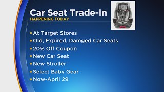 Target hosting annual car seat tradein event [upl. by Chrysa]