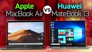 MacBook Air vs Huawei MateBook 13  Full Comparison [upl. by Nosremaj490]