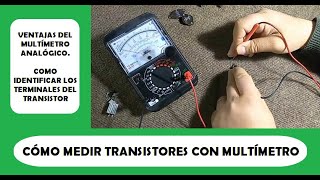 COMO MEDIR TRANSISTORES CON MULTIMETRO [upl. by Chader]