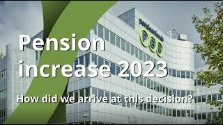 Pensioenfonds PGB explanation increase pensions 2023 [upl. by Nylhsoj]