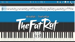 Windfall piano  TheFatRat  Super Easy [upl. by Babara]