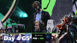 PGG vs UOL  Day 4 LoL MSI 2021 Group Stage  PentanetGG vs Unicorns of Love full game [upl. by Carr690]