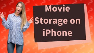 Where do downloaded movies go on an iPhone [upl. by Plantagenet315]