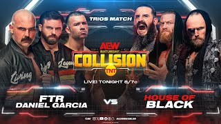 Daniel Garcia amp FTR vs House Of Black  AEW Collision 2024113 Gameplay [upl. by Atibat]