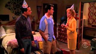 Two And a Half Men Season 3 Episode 16 One Of The Most Hilarious Scene [upl. by Mingche]