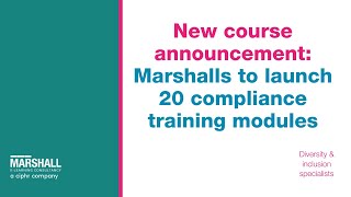 2023 course update Marshalls is launching 20 new compliance courses [upl. by Lacy]