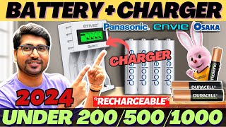 Best Rechargeable Battery Charger🔥Best AA Rechargeable Batteries🔥Best AAA Rechargeable Batteries [upl. by Lareneg]