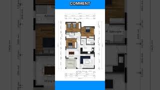 10x15m 3 Bedroom Floor Plan [upl. by Casar]